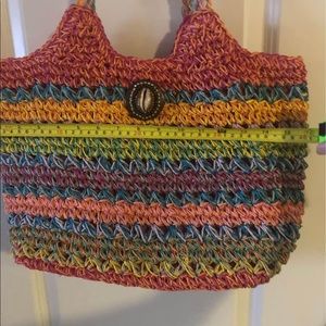 Multi color bag for beach or for shoulder bag